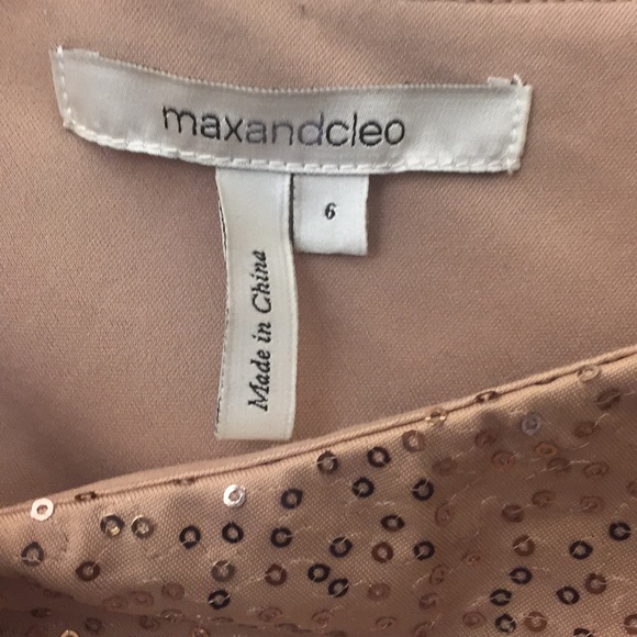 •Max&Cleo gold sequined cocktail dress• - Picture 2 of 3